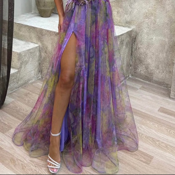 Purple Gown Dress - Picture 10 of 10